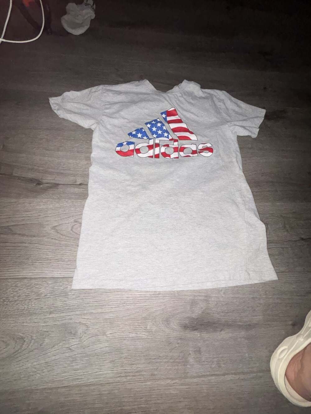 Adidas Golf USA Flag Graphic Logo T-Shirt